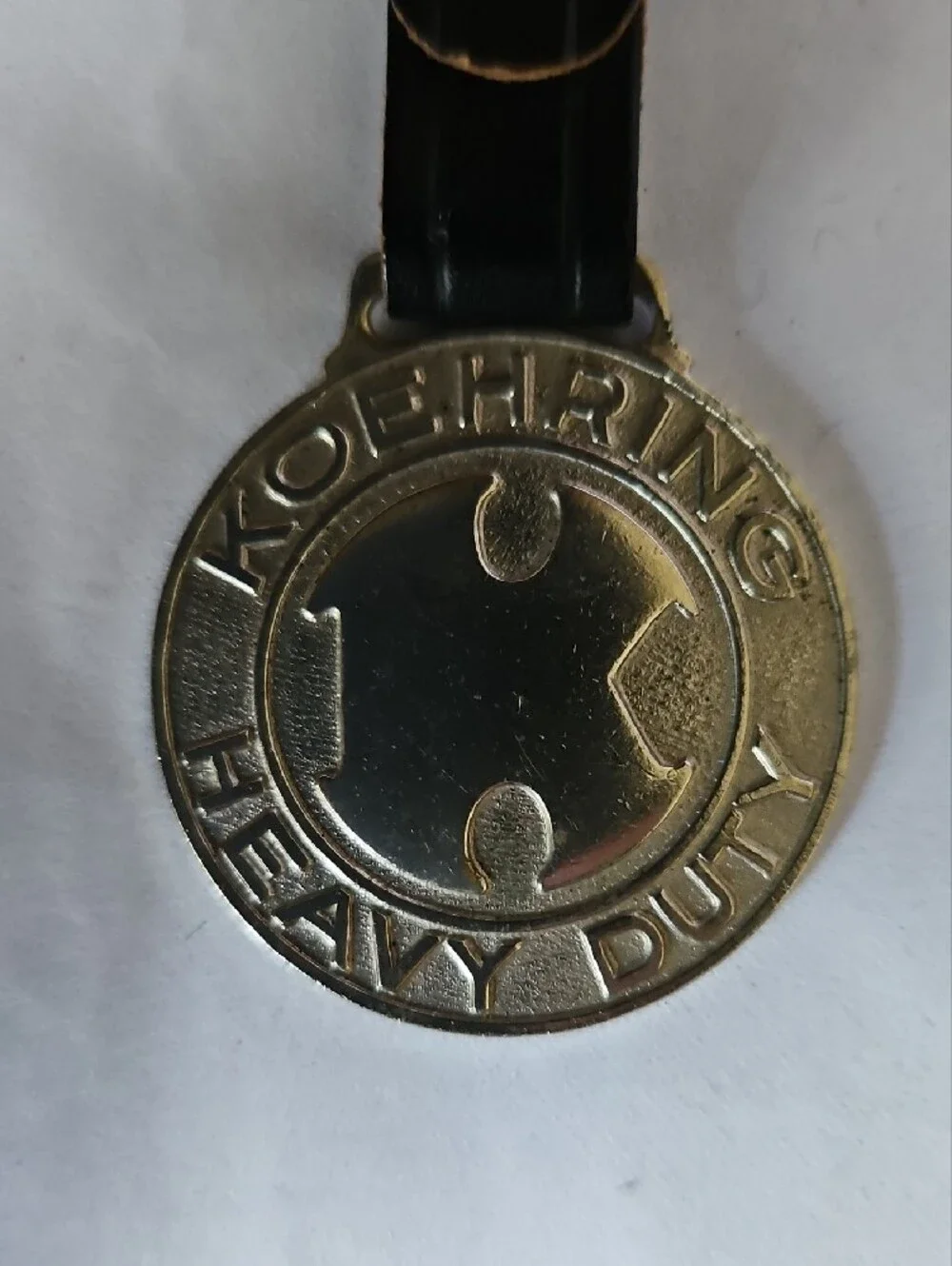 Vintage Koehring Heavy Equipment Adverting Pocketwatch Fob